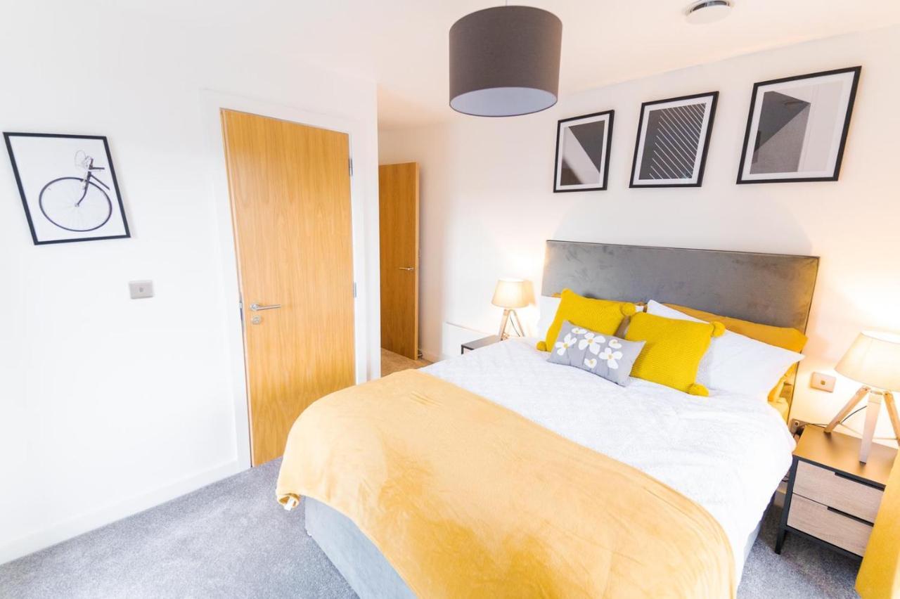 Exquisite Cosy 2-Bed Apartment In Salford Mánchester Exterior foto