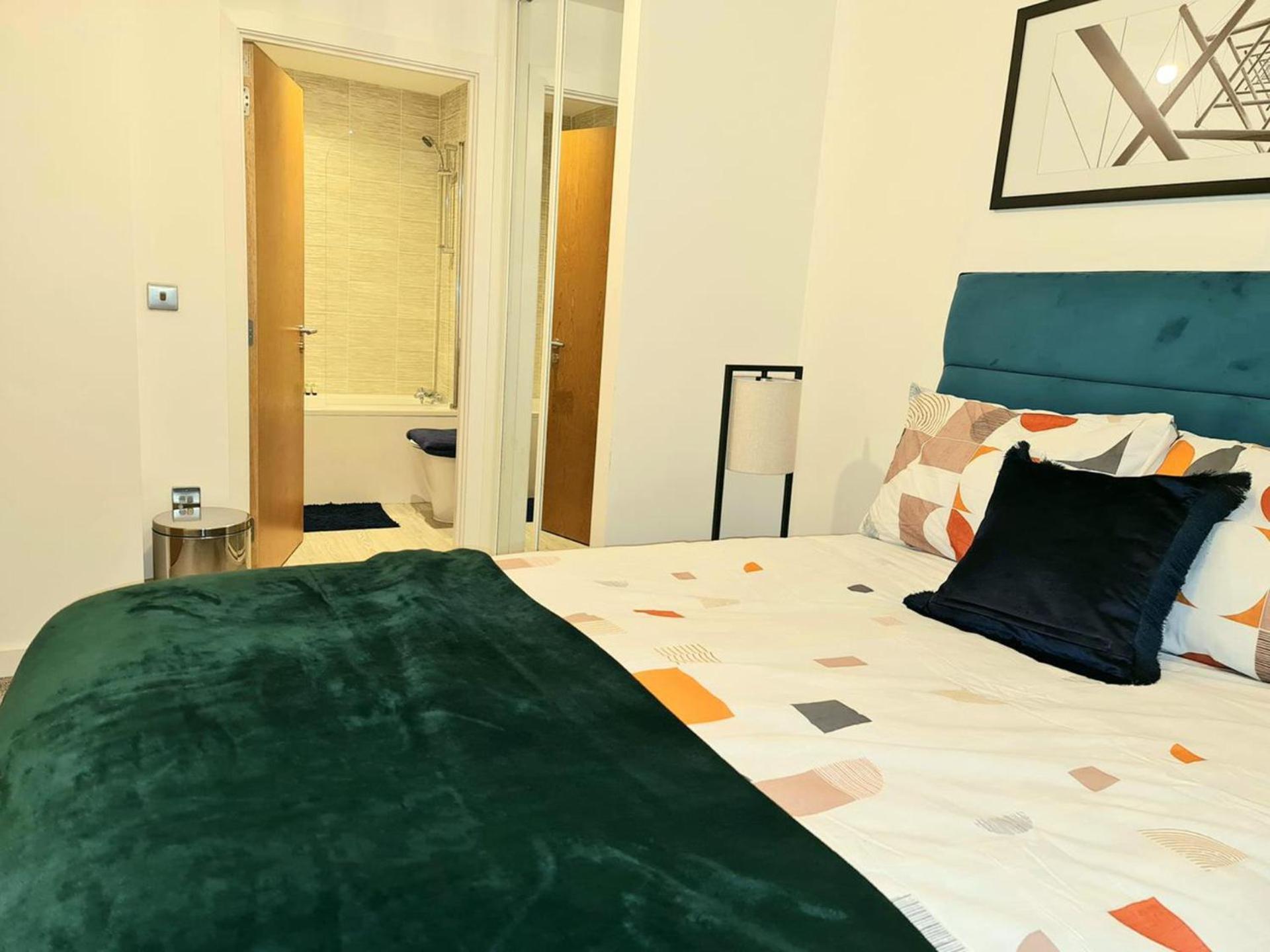 Exquisite Cosy 2-Bed Apartment In Salford Mánchester Exterior foto